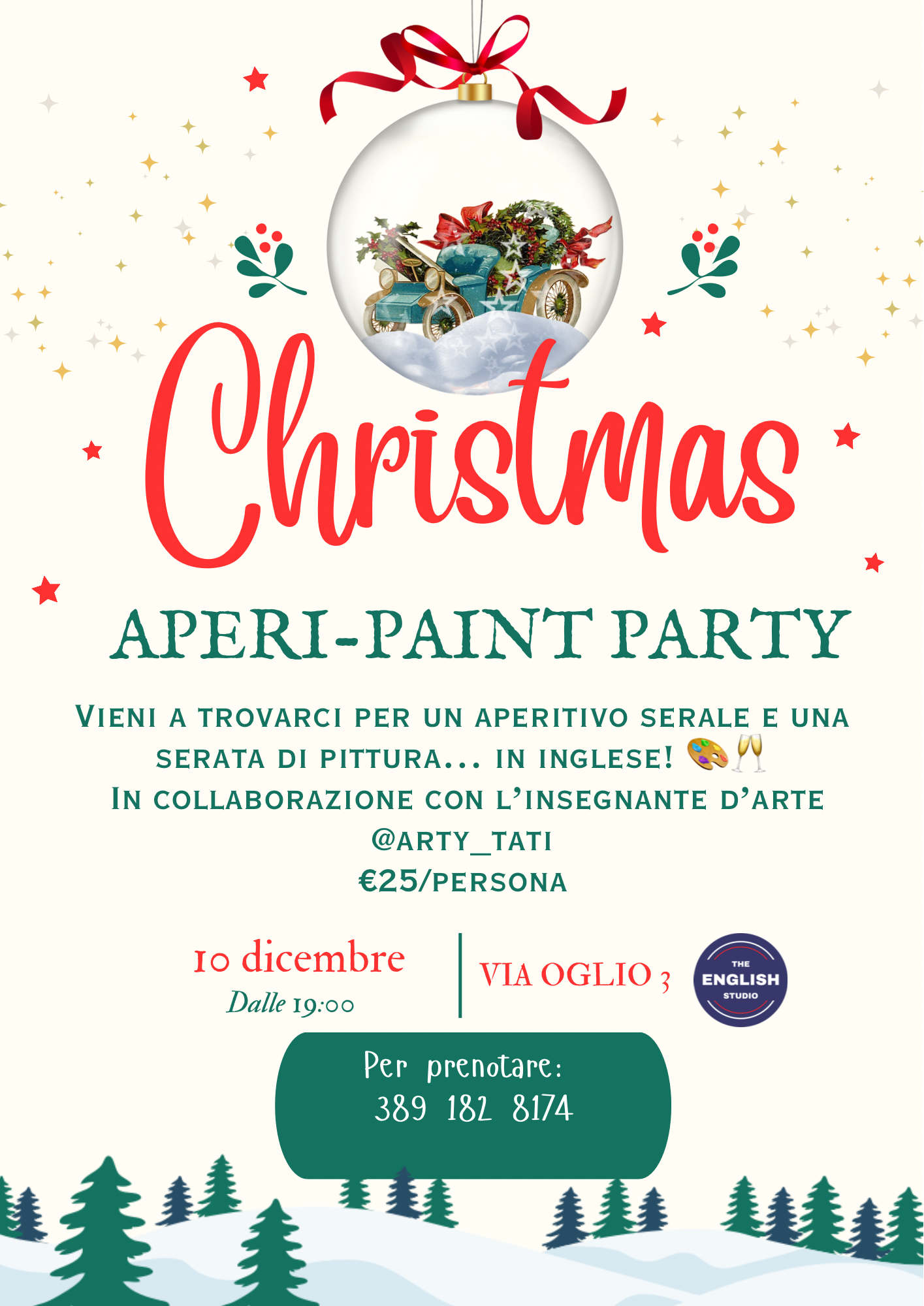 Christmas Aperi-Paint Party!