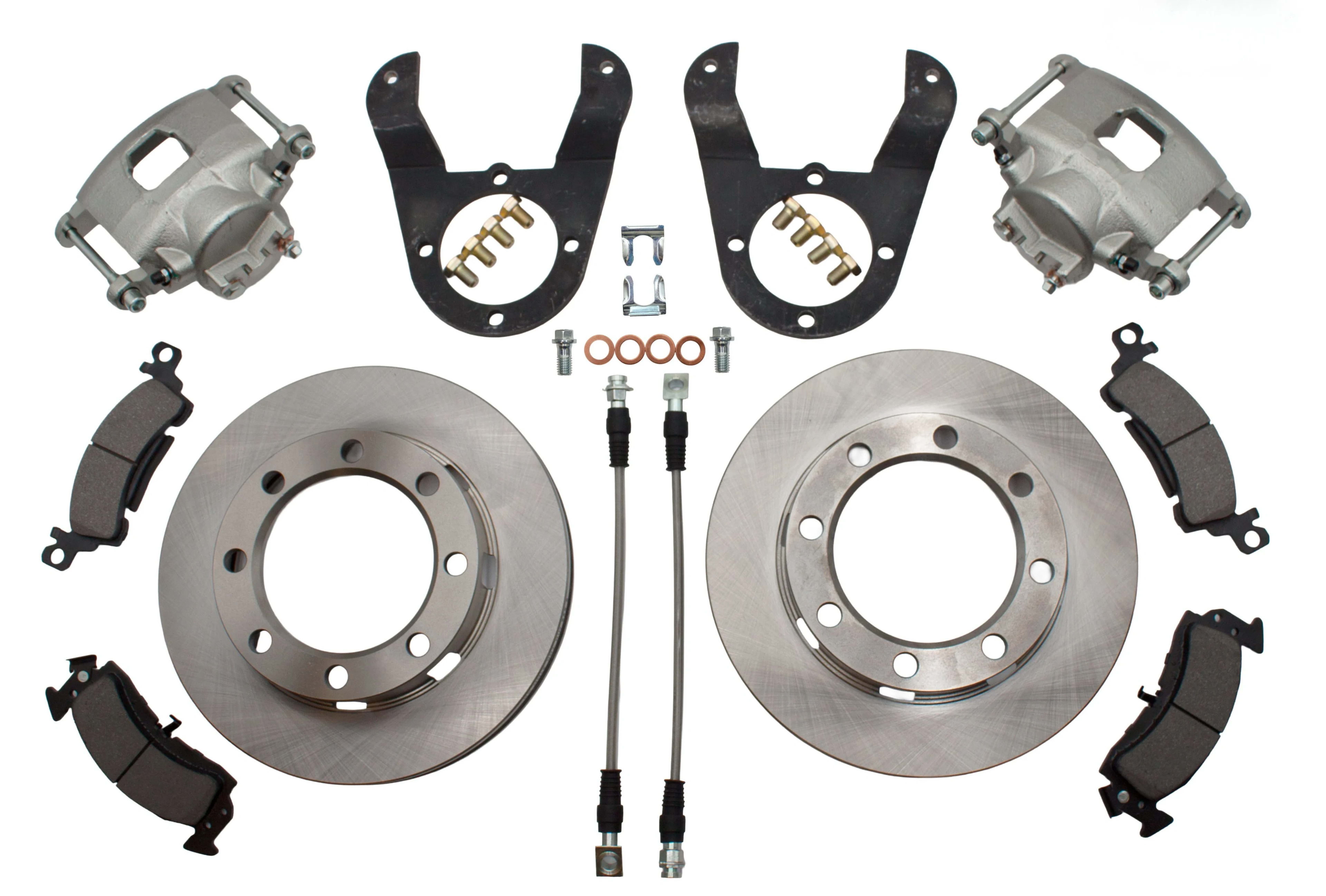 14 bolt disc brake conversion kit SRW for Chevy GM 14 bolt full float axle 1973-1987 with rotors calipers and brackets