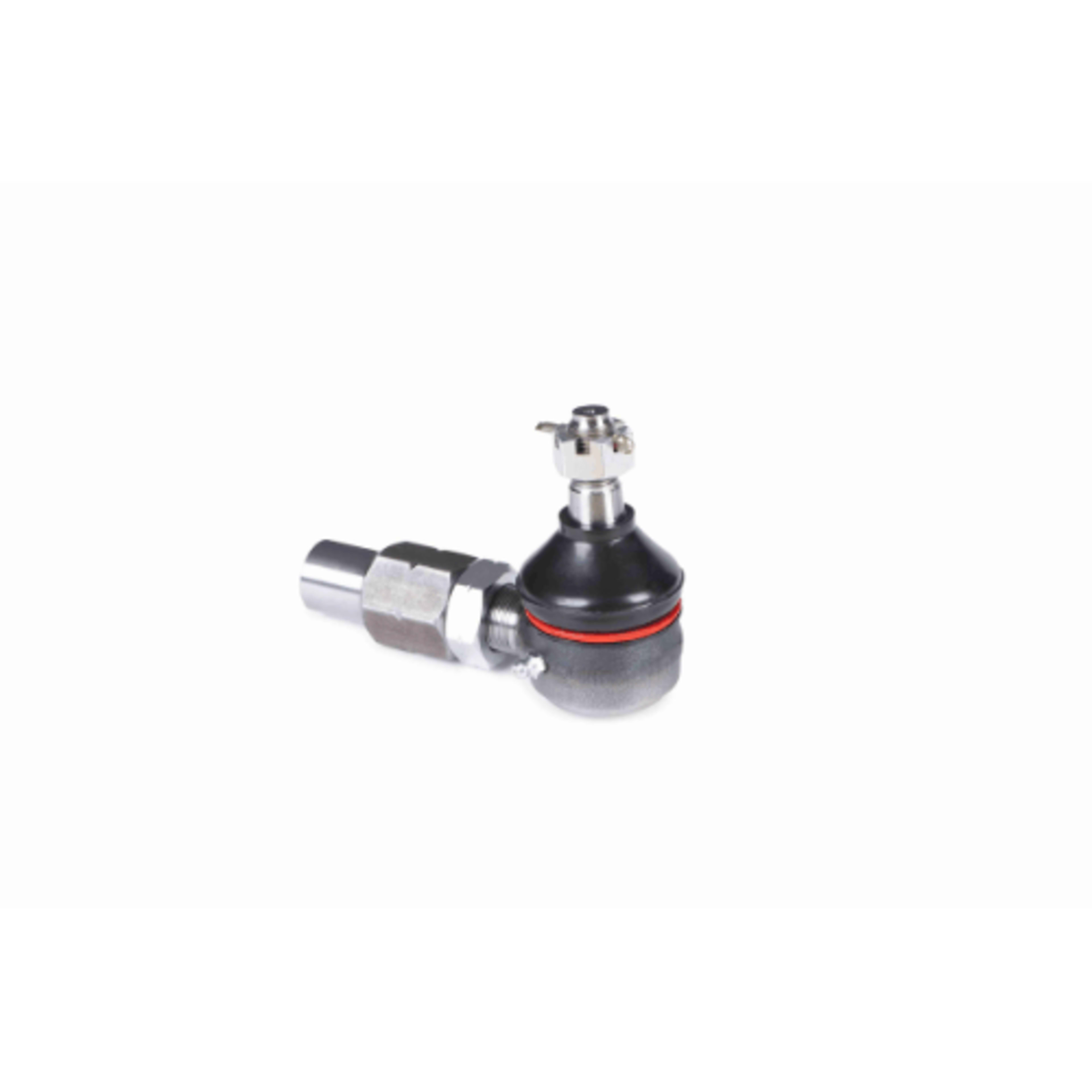 GM 1 Ton ES2234L left hand tie rod end with 7/8-18 LH tube adapter bung and jam nut for off-road steering systems.