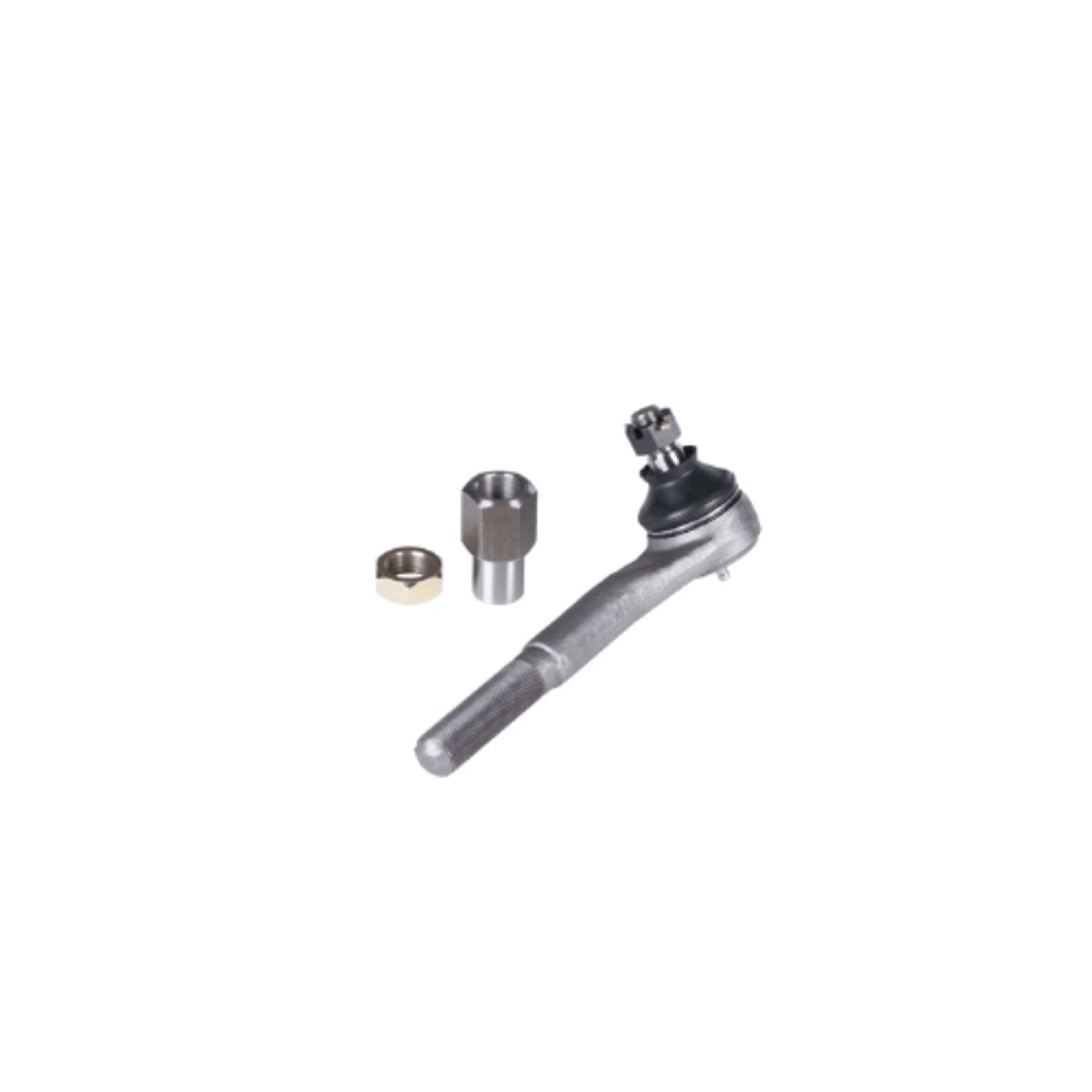 GM ES2026R high angle tie rod end with 7/8-18 right hand thread, tube adapter, and jam nut for off-road steering systems.