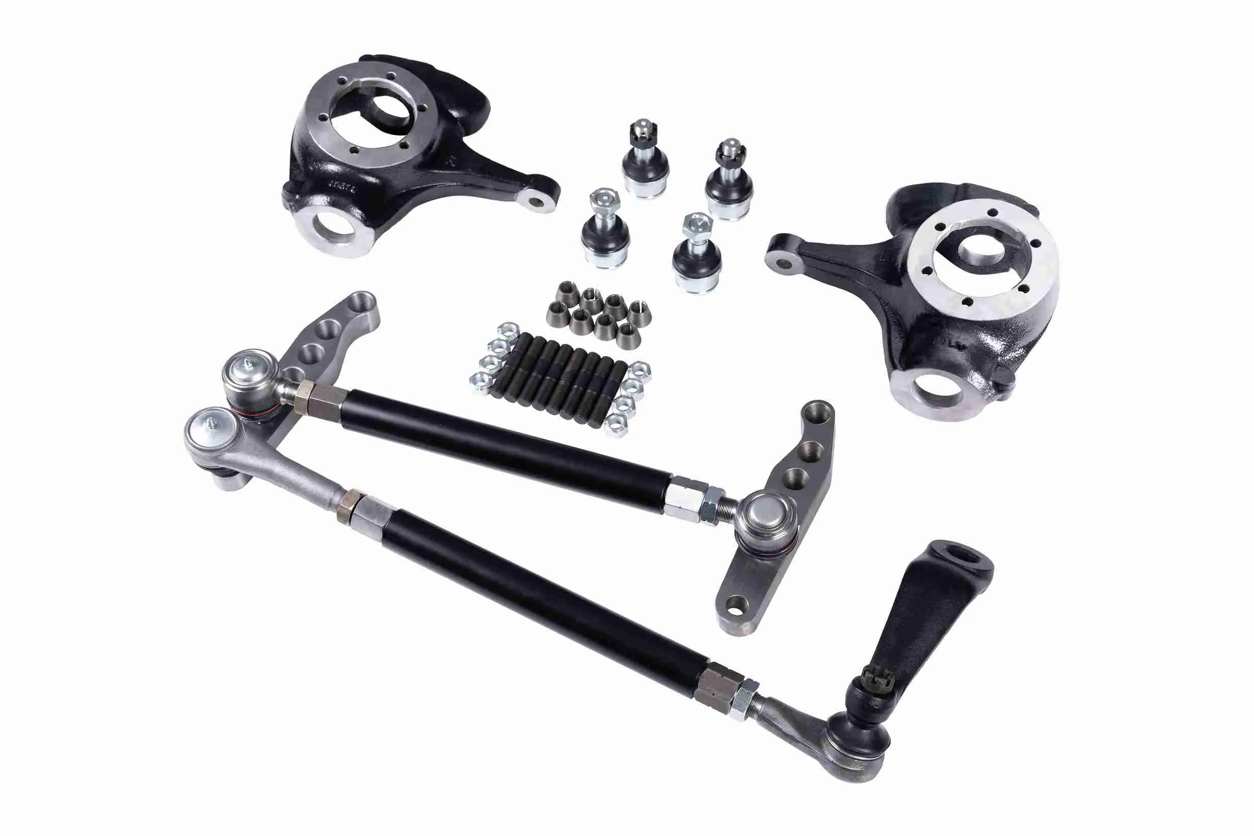 EWO COMPLETE DANA 44/ CHEVY 10 BOLT HIGH STEER CROSSOVER STEER KIT WITH KNUCKLES
