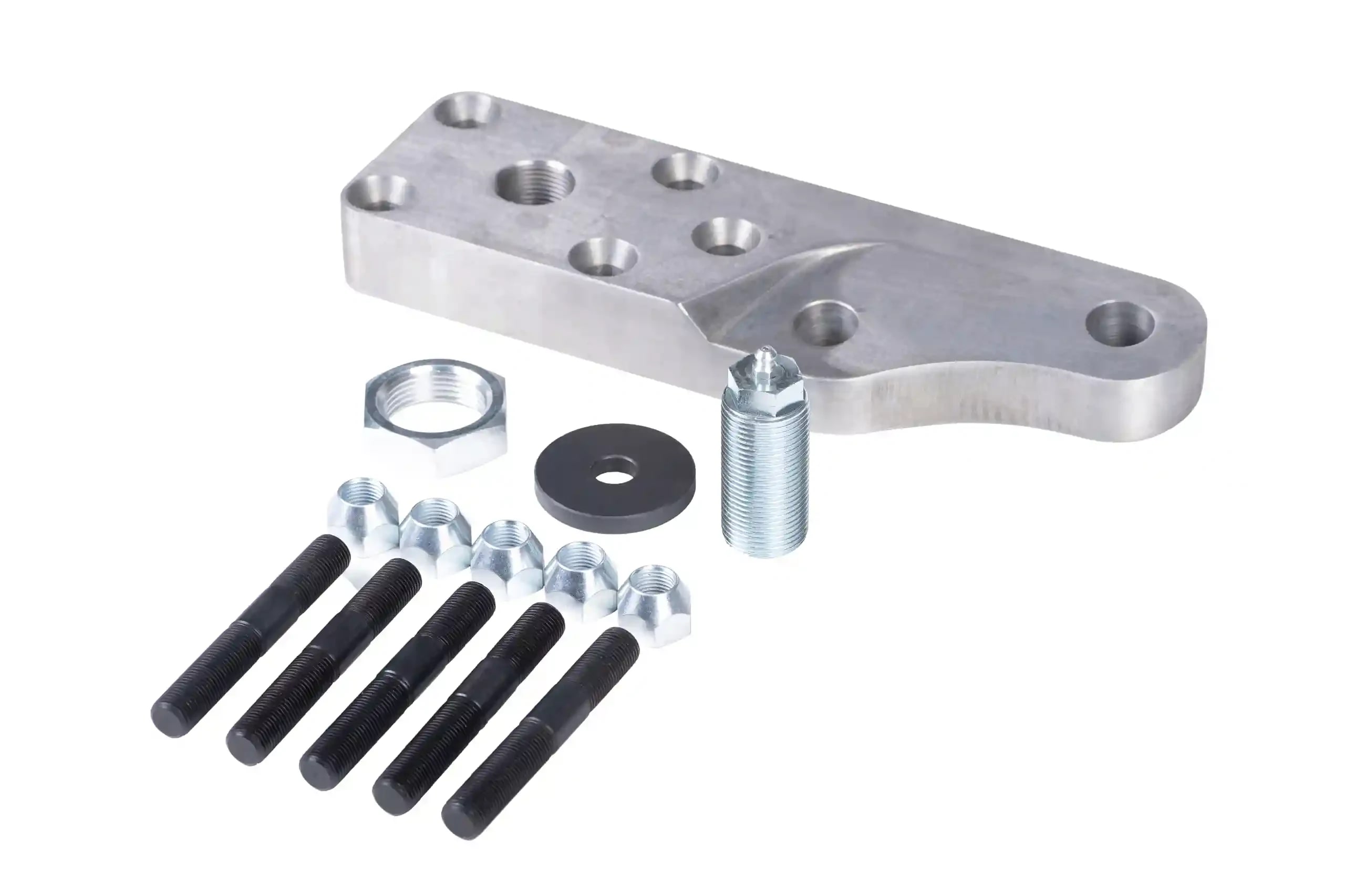 DANA 60 HIGH STEER ARM PASSENGER SIDE, SPRINGLESS WITH HARDWARE AND STUD KIT