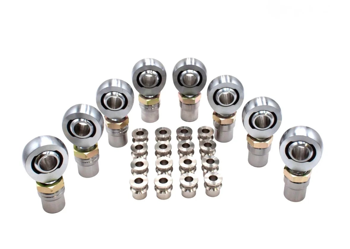 1-1/4" x 12 Rod Ends (Heim Joints) – Set of 8
