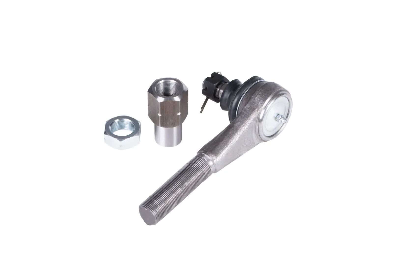 GM ES2027L High Angle Tie Rod End 7/8-18 Left Hand with Tube Adapter and Jam Nut for Off-Road Steering Systems