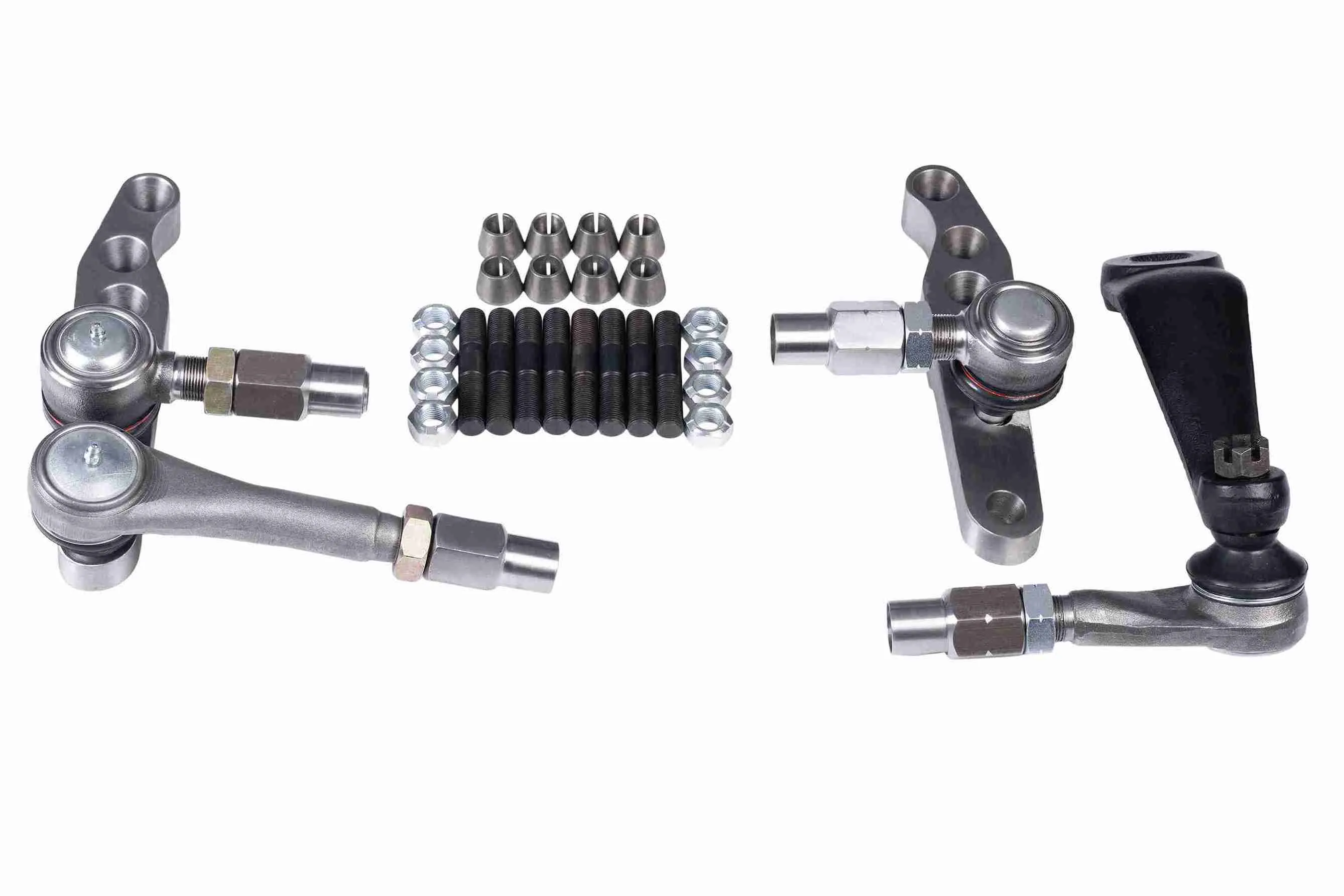 Dana 44 1-ton high steer crossover steering kit with chromoly studs and billet steering arms for Jeep Chevy Ford and GM off-road builds