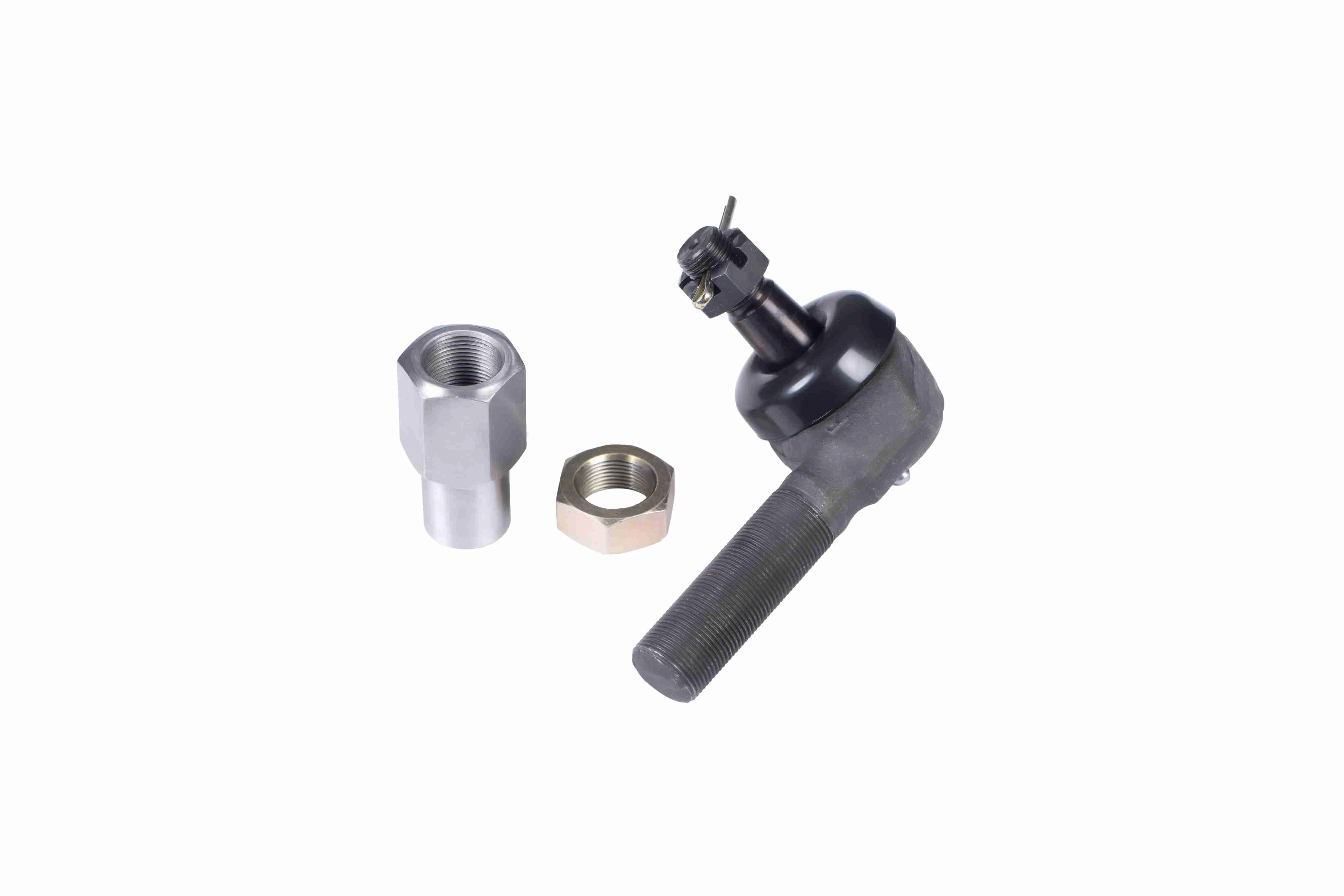 Offset GM 1 Ton Tie Rod End ES23434R Right Hand Kit with RH Bung Tube Adapter and Jam Nut for Crossover Steering Systems