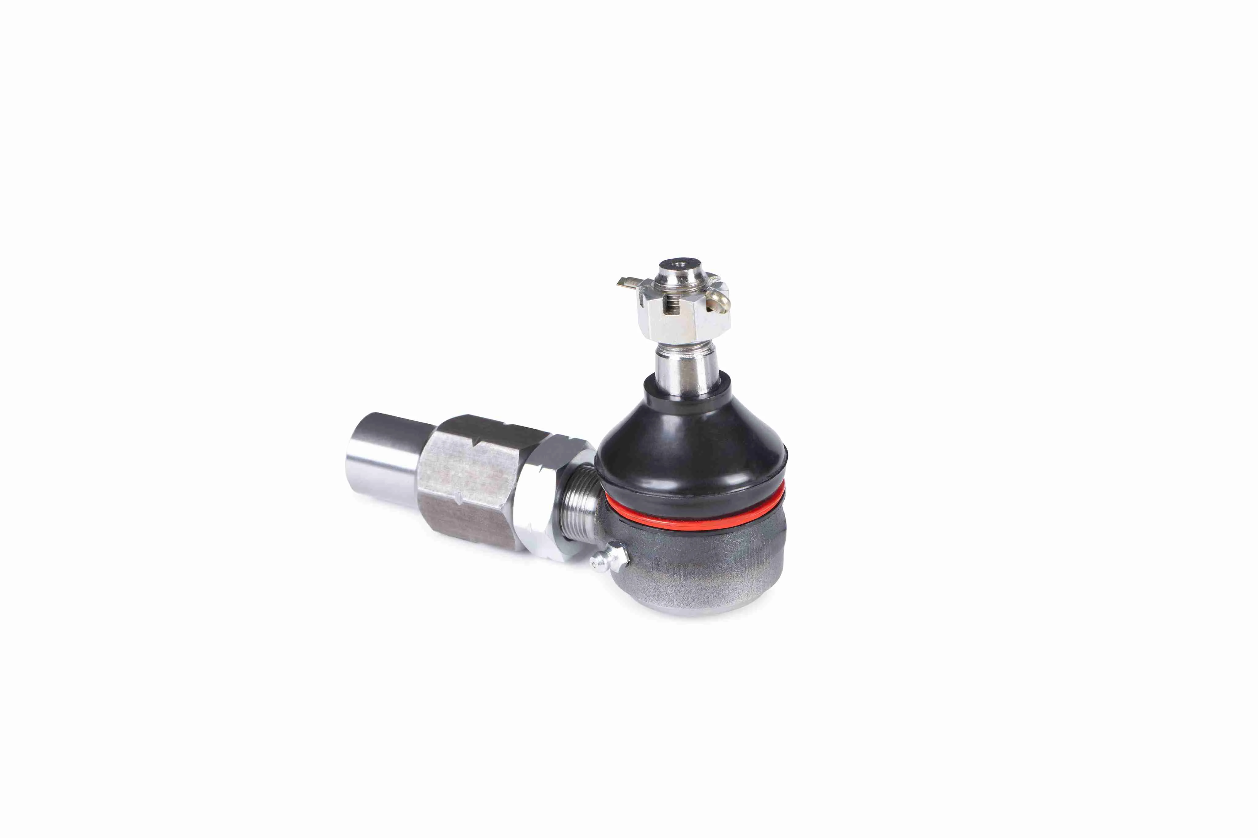 GM 1 Ton ES2234L Left Hand Tie Rod End with 7-8-18 LH Tube Adapter Bung and Jam Nut for Off Road Steering Systems