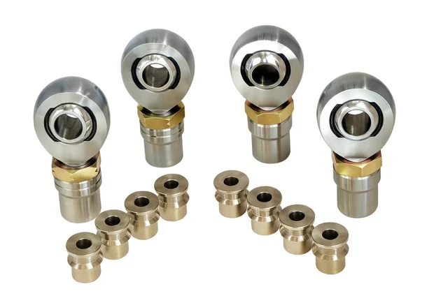 1-1/4 X 12 Chromoly Heim Joints Set Of 4 With Tube Adapters And Jam Nuts For 4 Link Suspension And Off Road Steering Systems