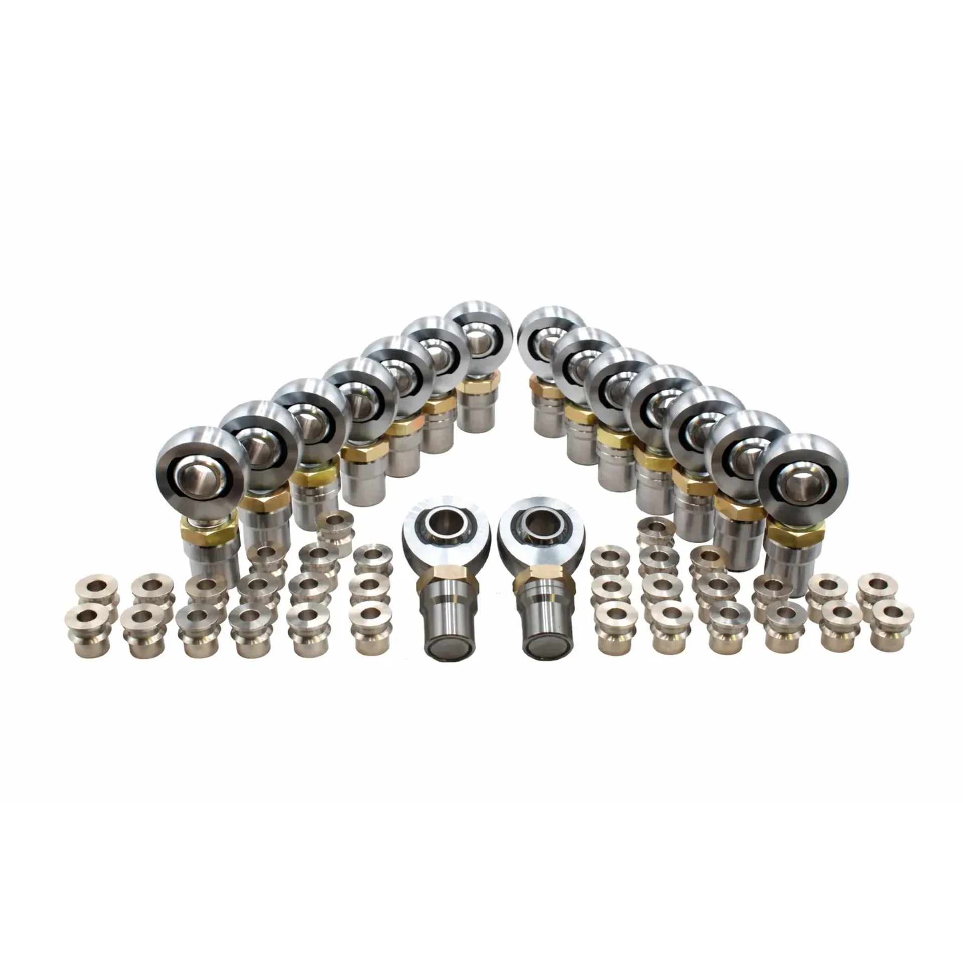1-1/4 Inch X 12 Chromoly Heim Joints Set Of 16 With Tube Adapters And Jam Nuts For Custom 4 Link Suspension Systems