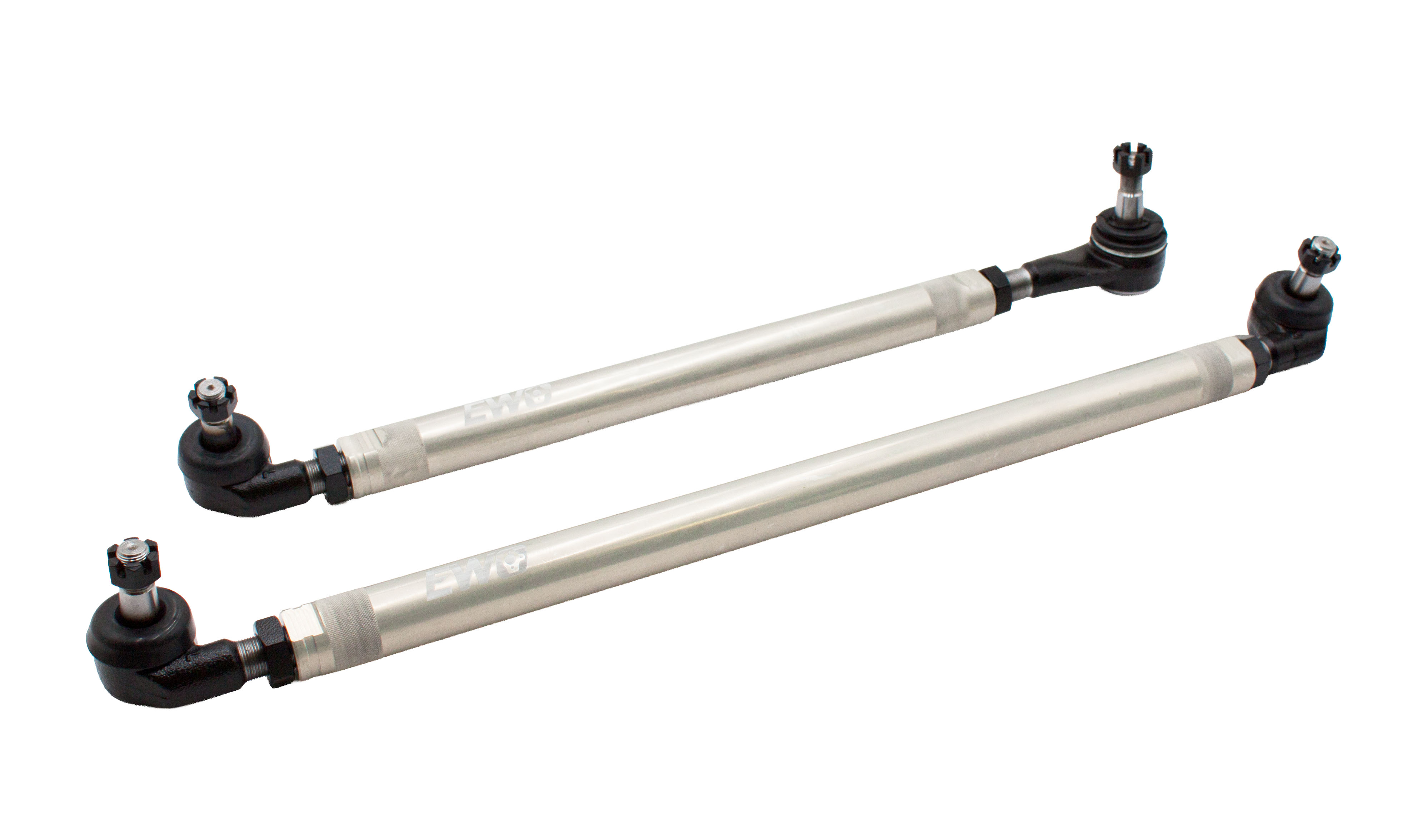 07-18 Jeep JK JKU 1 Ton Heavy Duty 7075 Aluminum Tie Rod and Drag Link Steering Kit Bolt-On Upgrade by East West Off Road