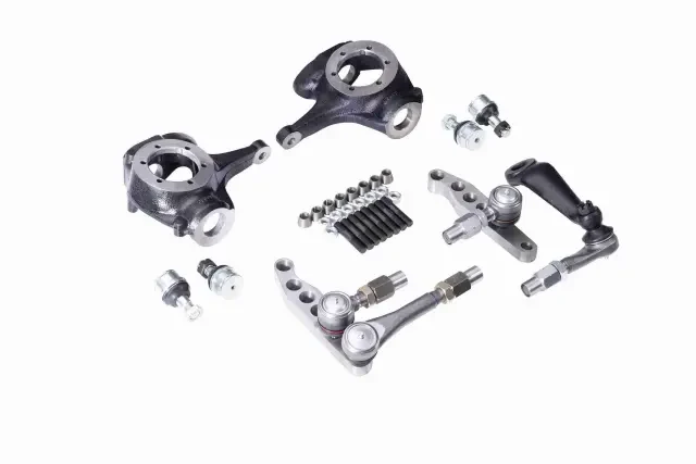 GM Chevy Jeep Dana 44 Complete 1 Ton Crossover High Steer Kit with Knuckles – No DOM Tubes