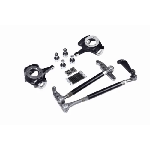EWO Dana 44 high steer crossover steering kit with flat top knuckles for Jeep and Chevy 10-bolt axles