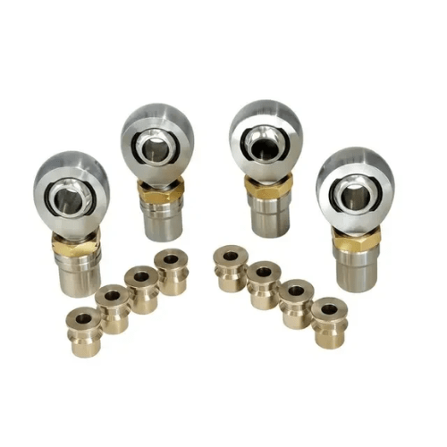 1-1/4" X 12 Chromoly Heim Joint Kit - Set of 4 with Tube Adapters and Jam Nuts for heavy-duty off-road steering and suspension systems