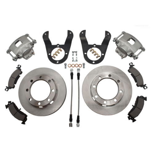 East West Off Road 14 bolt disc brake conversion kit SRW for Chevy GM 14 bolt full float axle 1973-1987 with rotors, calipers and brackets