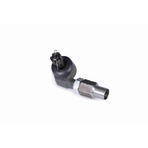 Offset Tie Rod End ES23434L left hand GM 1 ton steering end with jam nut and tube adapter for crossover steering systems.
