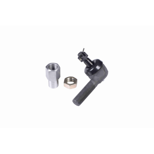Offset GM 1 Ton Tie Rod End ES23434R right hand kit with RH bung tube adapter and jam nut for crossover steering systems.