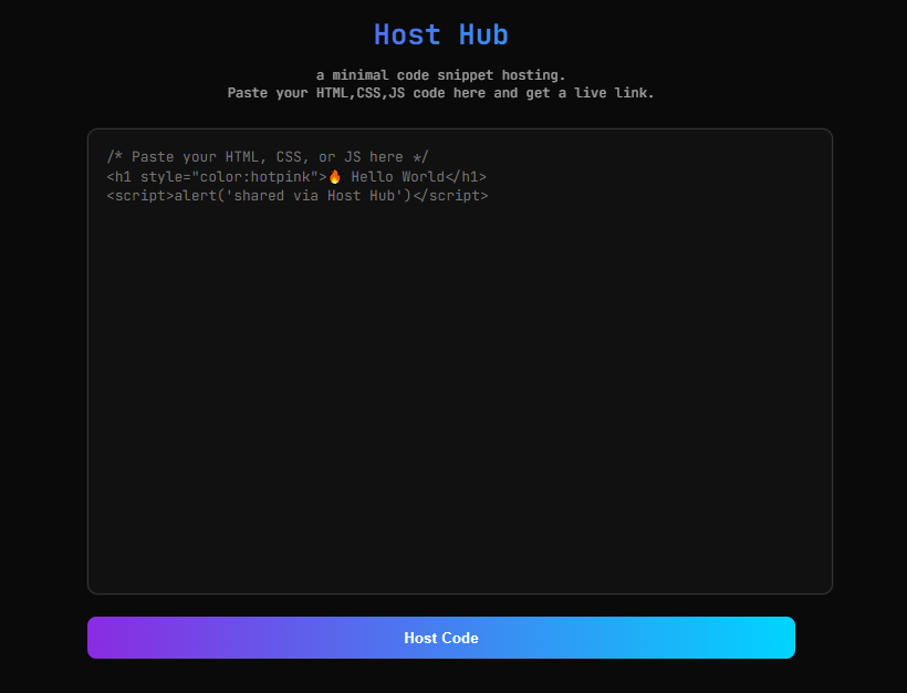 Host Hub