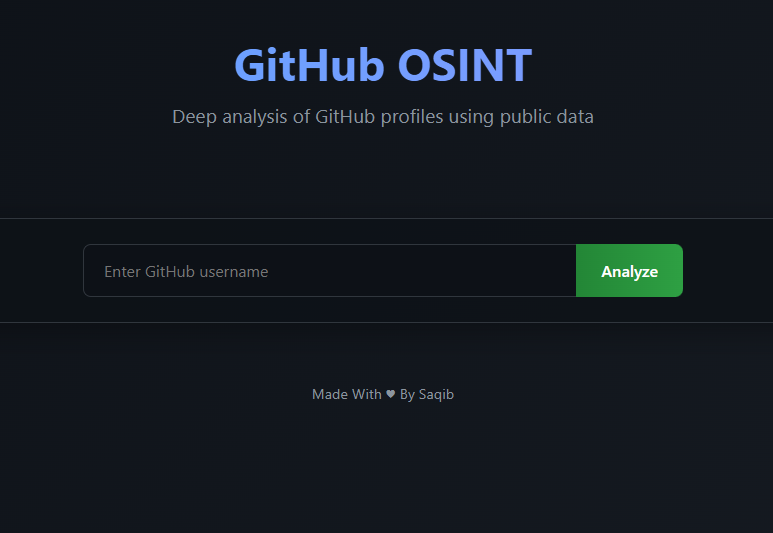 Github OSINT
