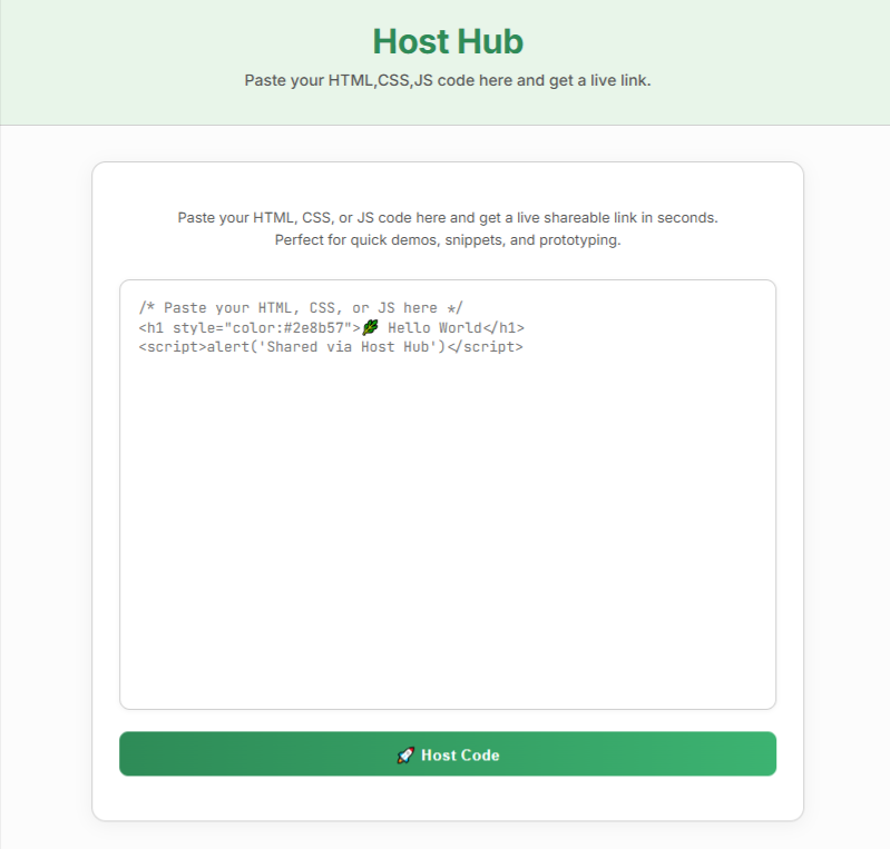 Host Hub