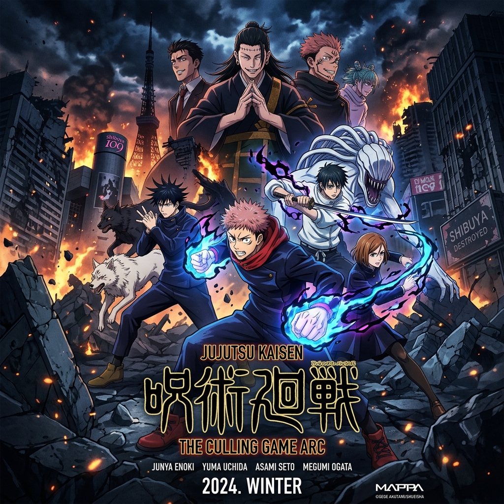 Jujutsu Kaisen Season 3: The Culling Game Arc — Release Timeline, Studio MAPPA Production, New Sorcerers, and Manga Climax Explained
