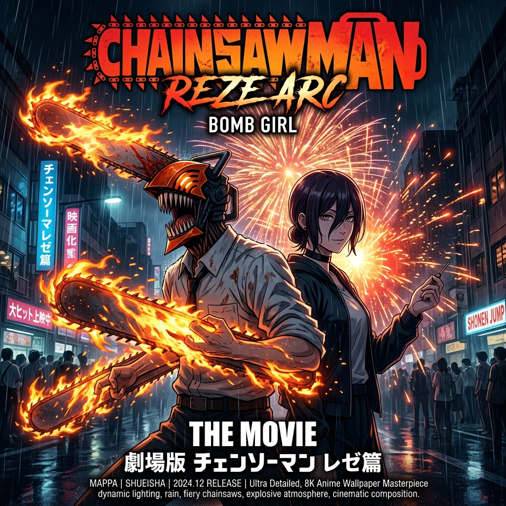 Chainsaw Man: The Movie – Reze Arc: Release Timeline, Studio MAPPA Bomb Devil Trailer Breakdown, and Manga Guide