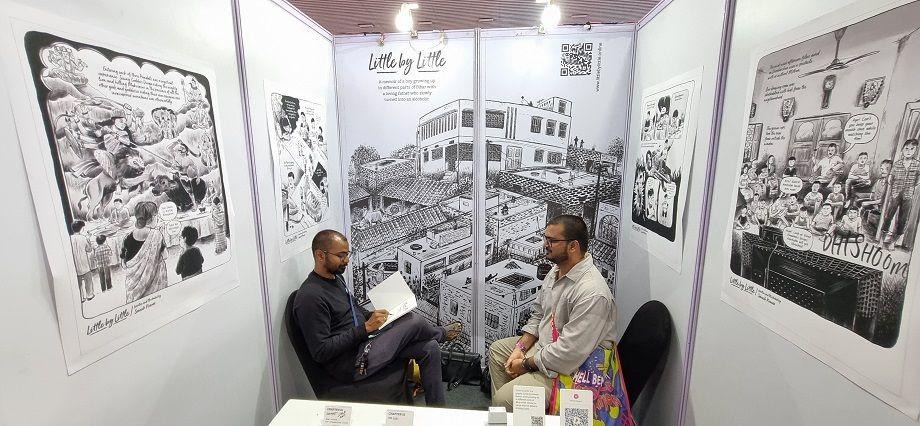 Independent creators exhibiting at Comic Con India