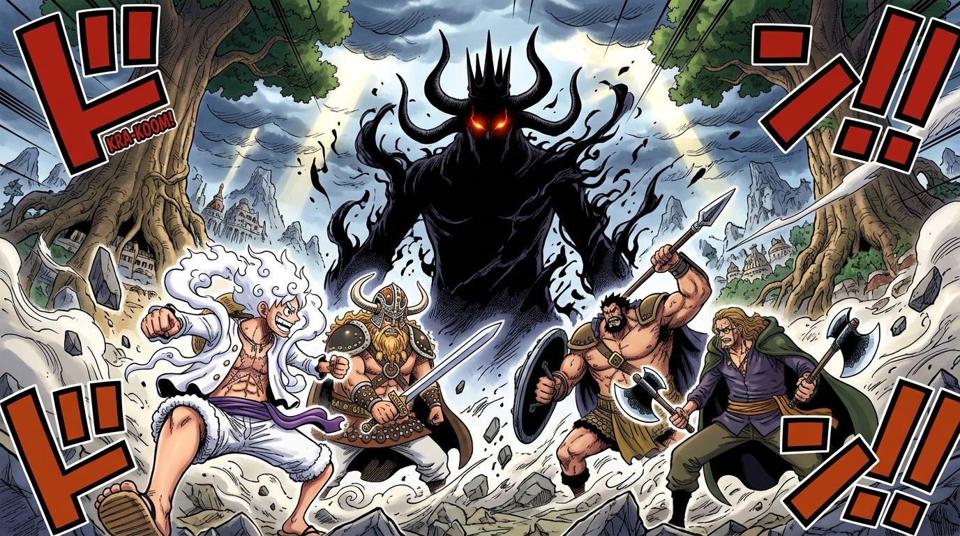 One Piece Chapter 1191 Spoilers: Imu Unleashes His True Horror as Luffy, Loki and Hajrudin Join Forces