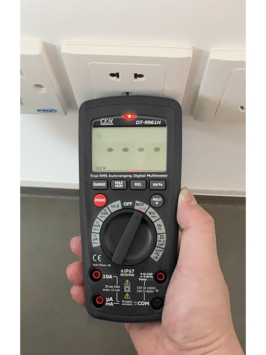 Cem Testing CEM DT-9961H Electrician's Multimeter, True RMS With Non-Contact ...