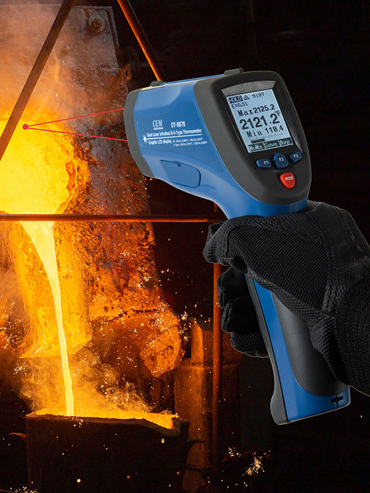 DT-8878/8879/8889/8889H Professional 75:1 High Temperature InfraRed ...