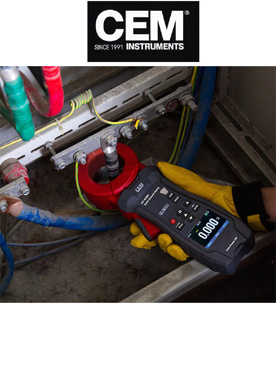 Cem Testing CEM DT-9399 Earth Ground Clamp Meter, Wireless (APP) - CEM Test ...