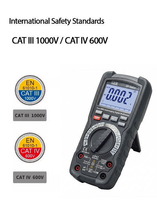Cem Testing CEM DT-9664H professional Multimeter for HVAC - CEM Test Instruments GmbH
