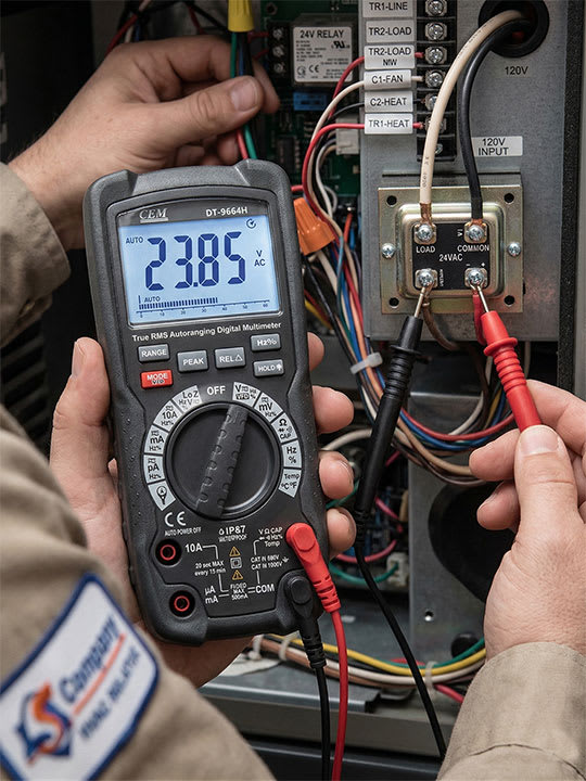 Cem Testing CEM DT-9664H professional Multimeter for HVAC - CEM Test Instruments GmbH