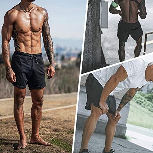 Vue 7 de Compression Shorts Hommes Sport