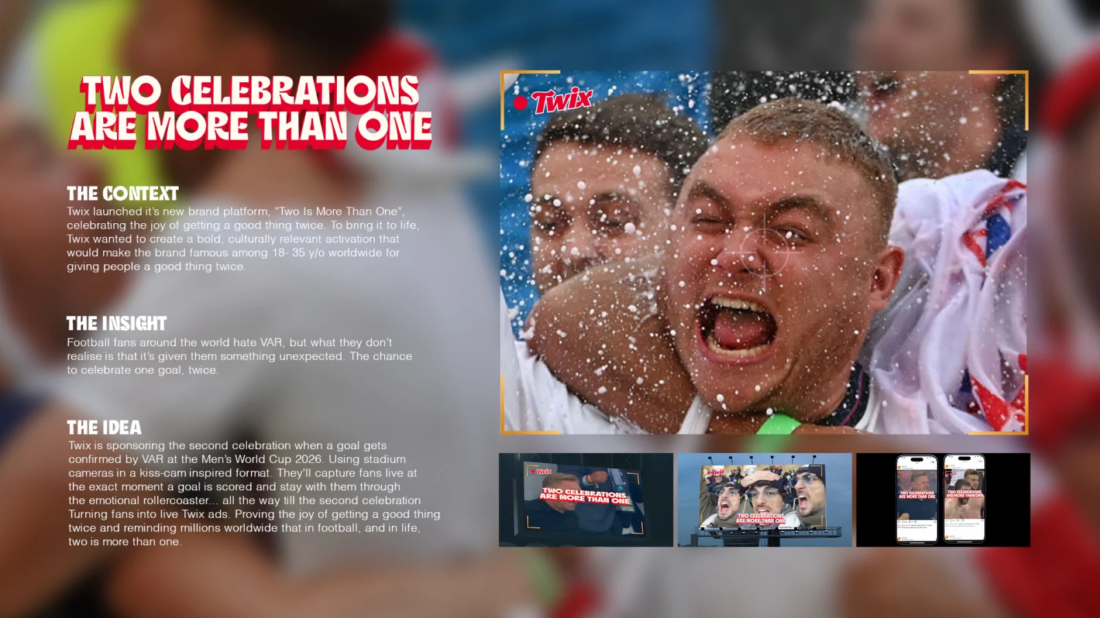 TWO CELEBRATIONS BOARD