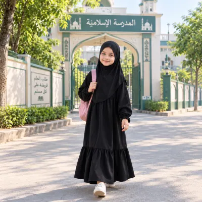 Kids Abaya Collection Borqa KCA109 1
