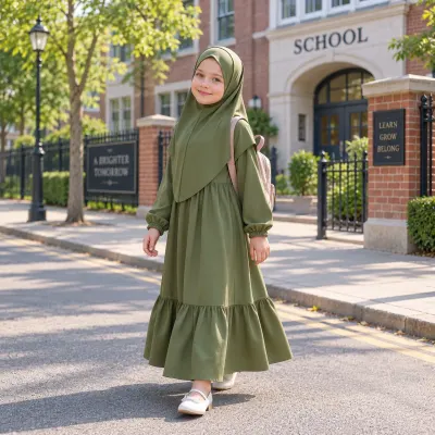 Kids Abaya Collection Borqa KCA106 1