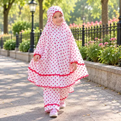 Kids Cotton Khimar Set KCK130 1