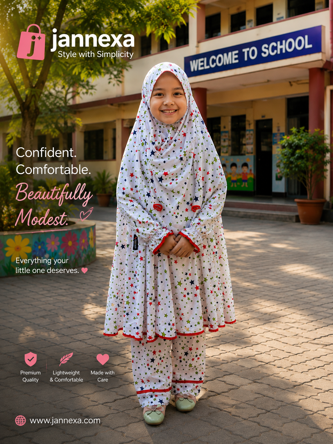 Cotton Master Kids Khimar set 2
