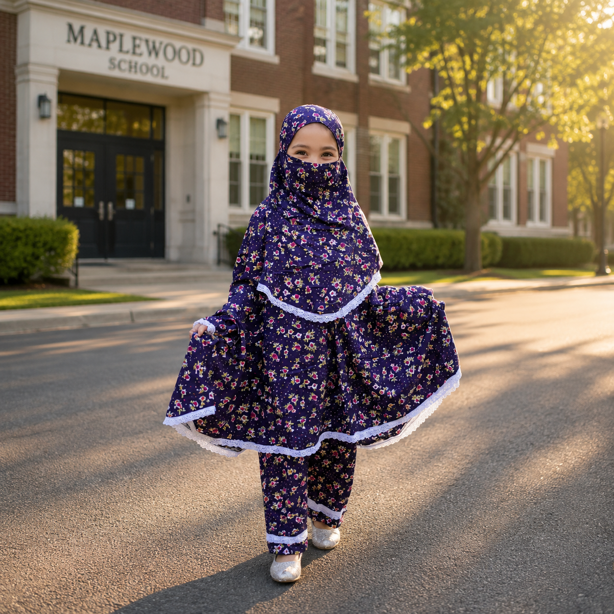 Kids Lilen Khimar Set KCK127