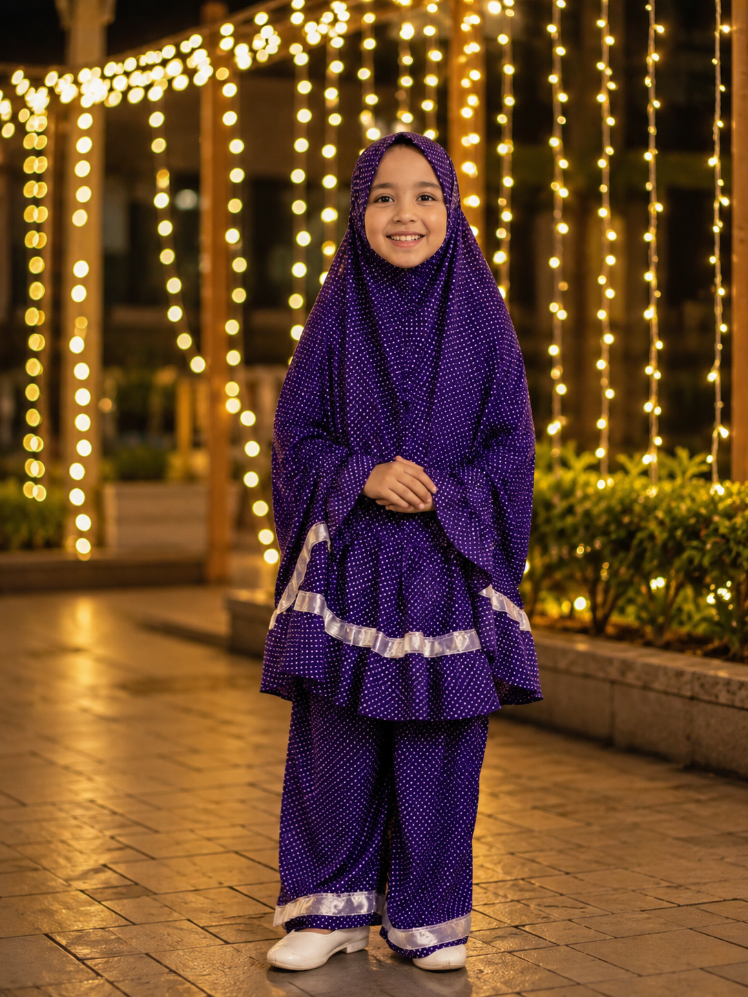 Kids Cotton Khimar Set  KCK100