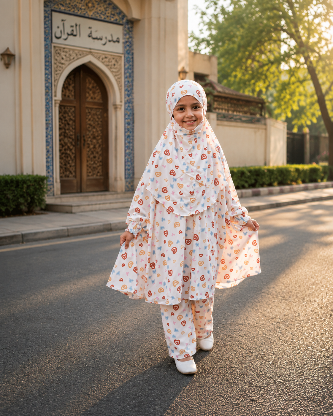 Kids Cherry Khimar Set KCKS120