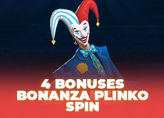 4 BONUSES BONANZA - PLINKO SPIN