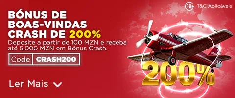 Bônus de Boas-Vindas de 200% para Crash Games