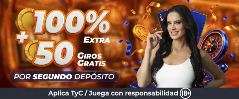 💰 Duplica Tu Segunda Recarga: +100% y 50 Jugadas Gratis
