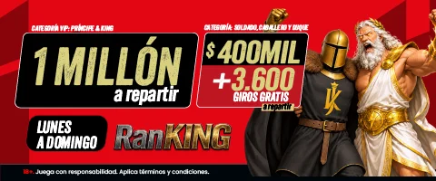 Torneo El Ranking del Reino 👑 De Lunes a Domingo