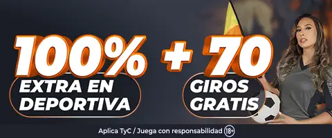 💀 ¡Atrévete con el Cuarto Depósito! +100% + 70 JG