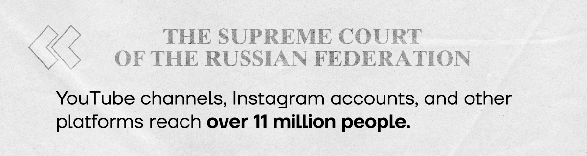 Excerpt showing our audience size