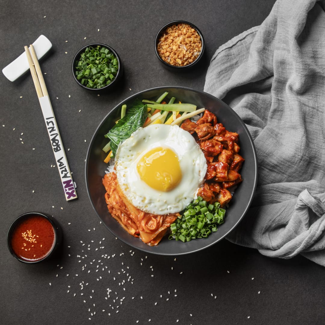 A signature Xin bowl — the composition Bangalore Times Food photographed for their HSR spotlight