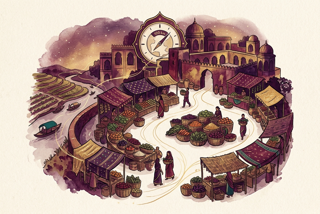 Xin Canvas card — What if food never travelled more than 100 km to your plate?