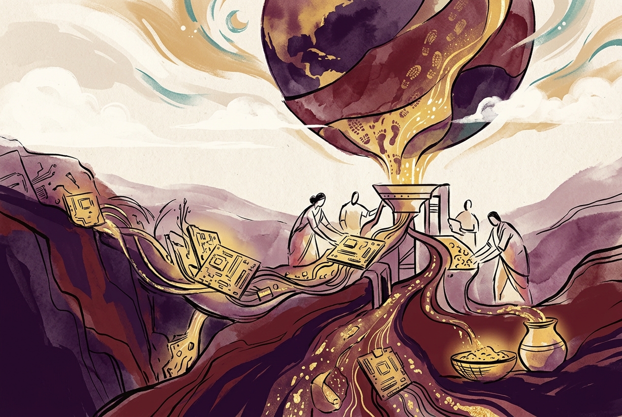 What if e-waste was mined like gold? — an idea from a Xin diner on the Xin Canvas